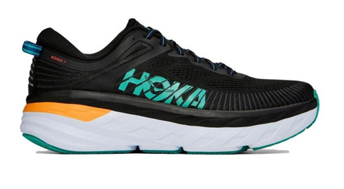 hoka bondi 7 1110518 batl black green m1